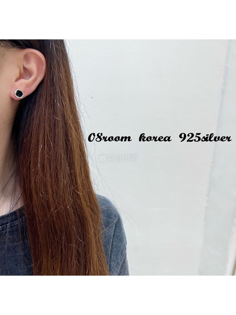 08 Room - Korean Women Fashion - #womensfashion - Silver Earring 1405