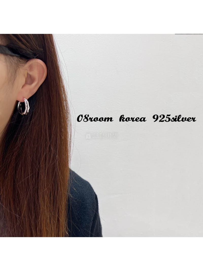 08 Room - Korean Women Fashion - #womensfashion - Silver Earring 1399