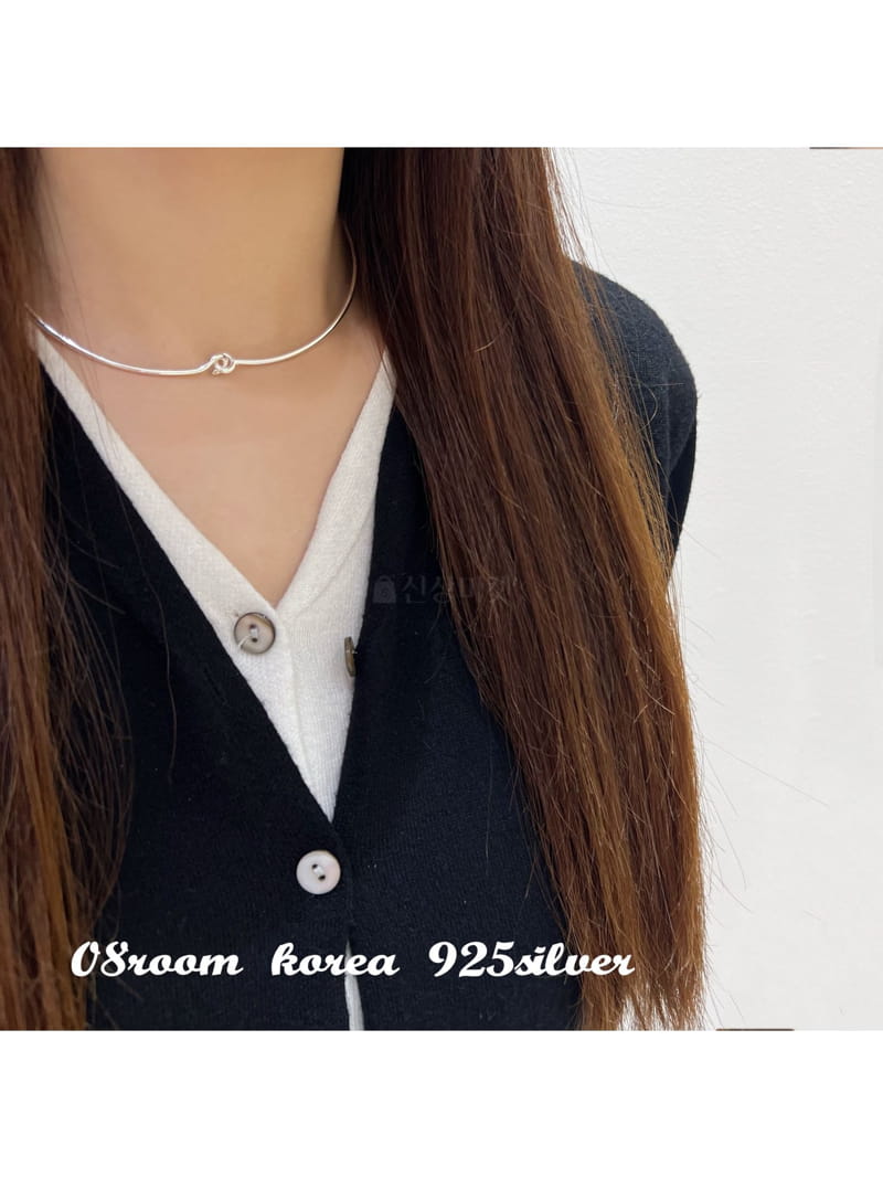 08 Room - Korean Women Fashion - #womensfashion - Silver Necklace 1460