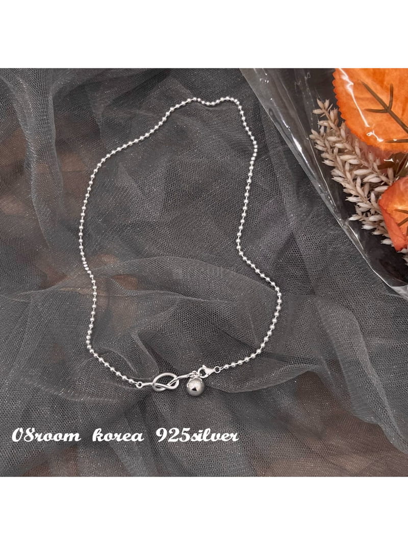 08 Room - Korean Women Fashion - #womensfashion - Silver Necklace 1454