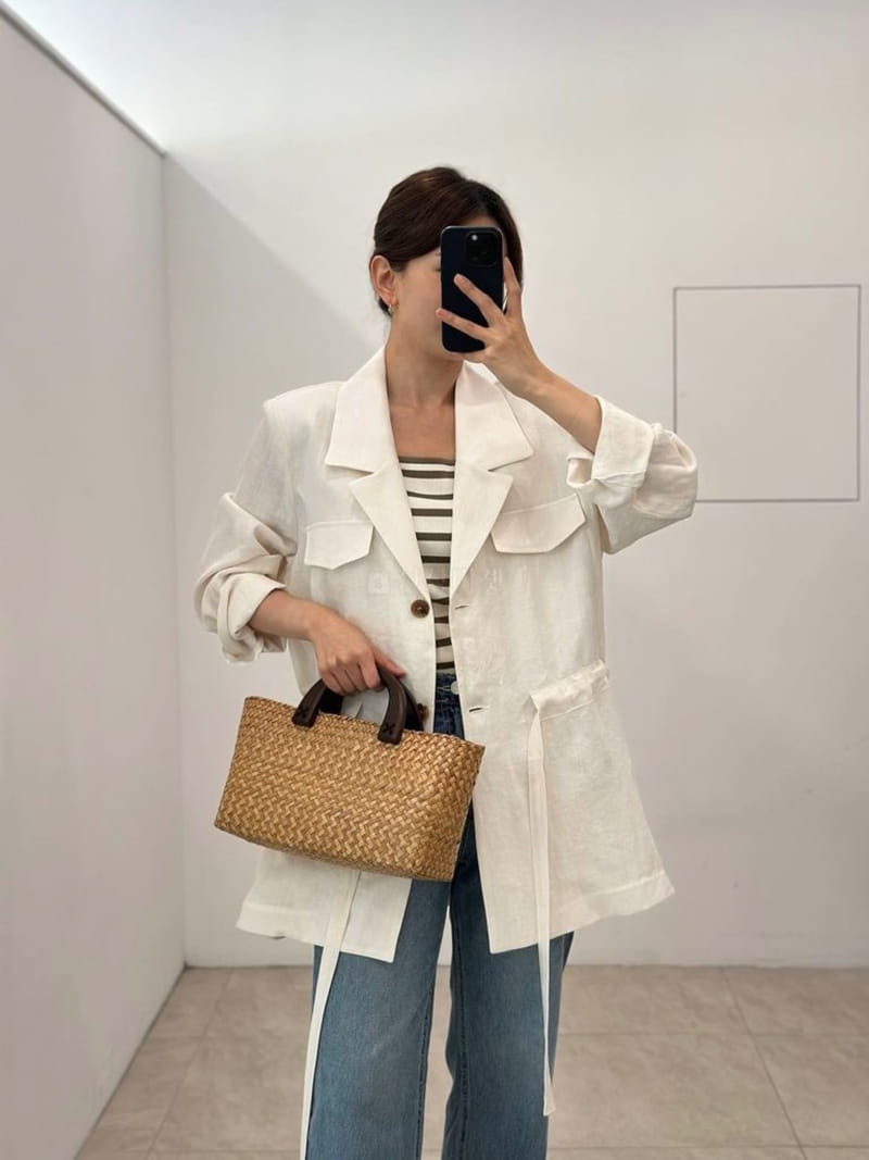 3 Rooms - Korean Women Fashion - #womensfashion - Linen Mood Jacket - 4