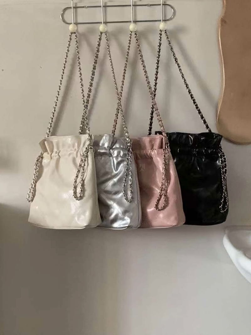 A In - Korean Women Fashion - #momslook - Lanez Quilitng Chain Bag - 8