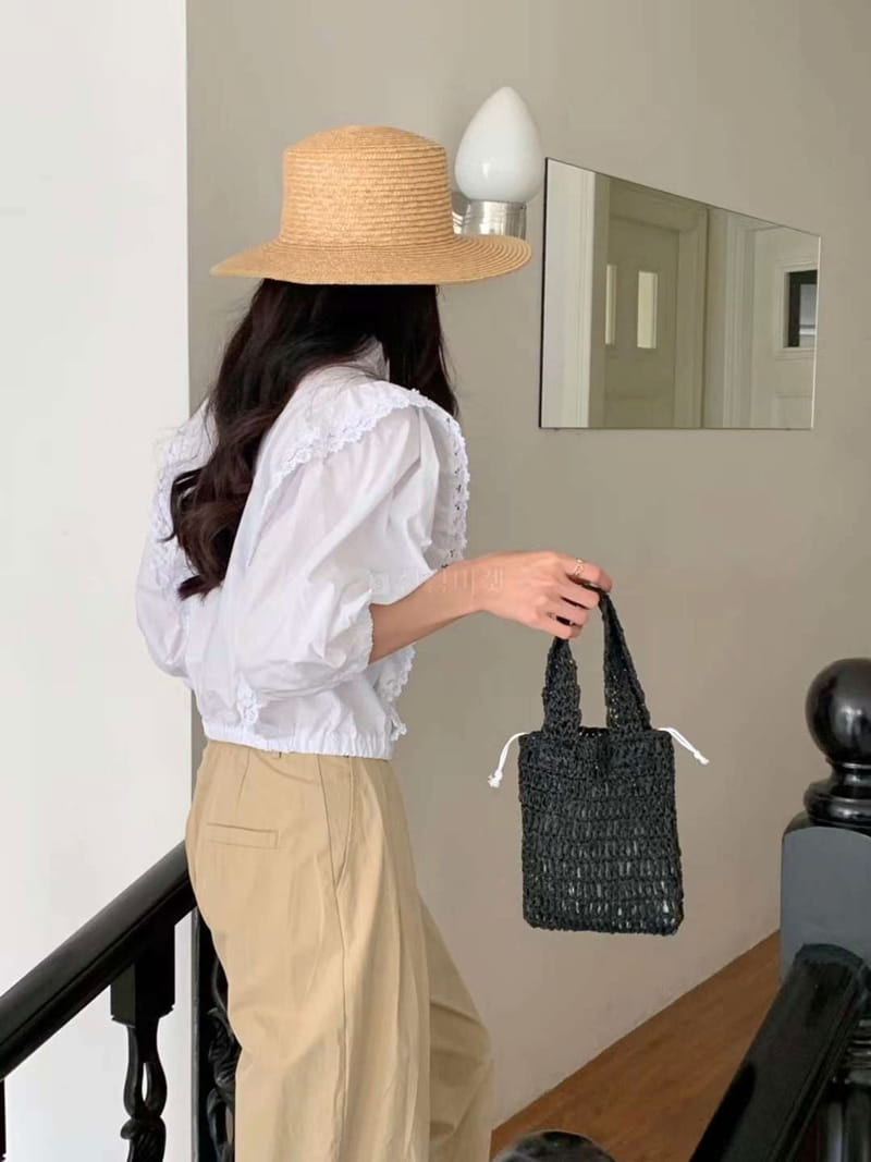 A In - Korean Women Fashion - #pursuepretty - Straw Dailt Tote Bag - 3