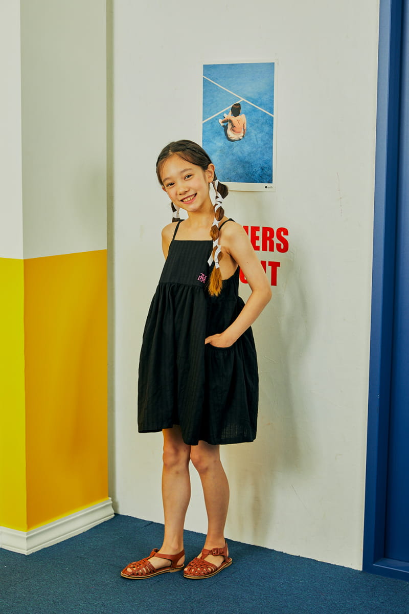 A-Market - Korean Children Fashion - #Kfashion4kids - Linen One-piece - 7