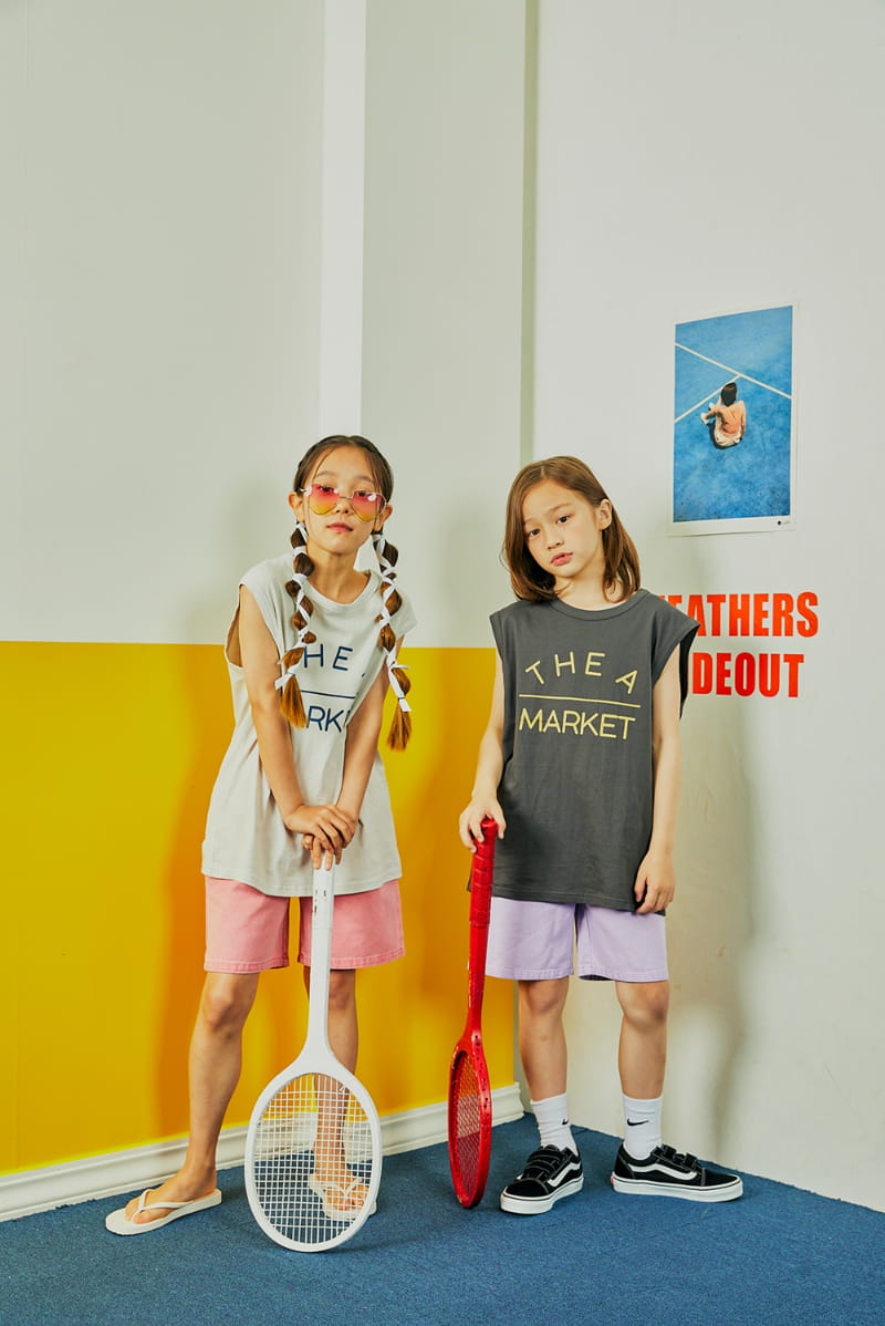 A-Market - Korean Children Fashion - #childrensboutique - Dyeing Half Pants - 4