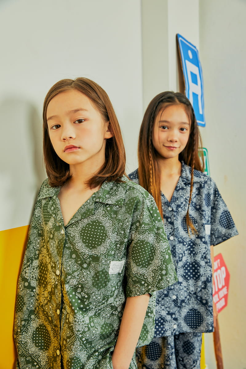 A-Market - Korean Children Fashion - #discoveringself - Pasiely Shirt Set - 3