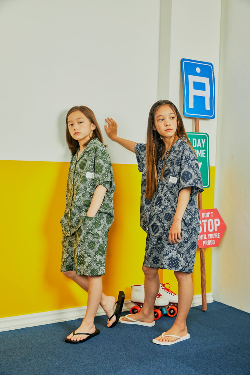 A-Market - Korean Children Fashion - #discoveringself - Pasiely Shirt Set - 4