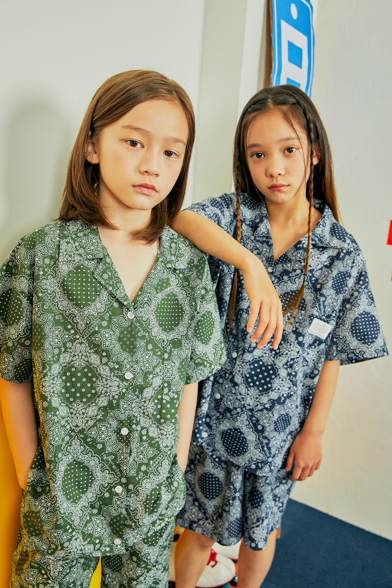A-Market - Korean Children Fashion - #kidsshorts - Pasiely Shirt Set - 5