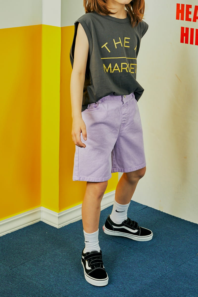 A-Market - Korean Children Fashion - #littlefashionista - Dyeing Half Pants - 11