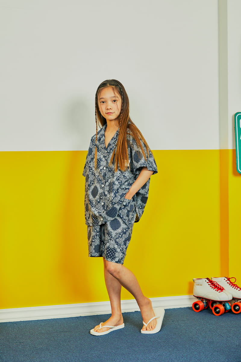 A-Market - Korean Children Fashion - #minifashionista - Pasiely Shirt Set - 11