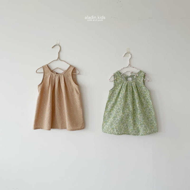 Aladin - Korean Children Fashion - #childrensboutique - Solsol Sleeveless One-piece - 8