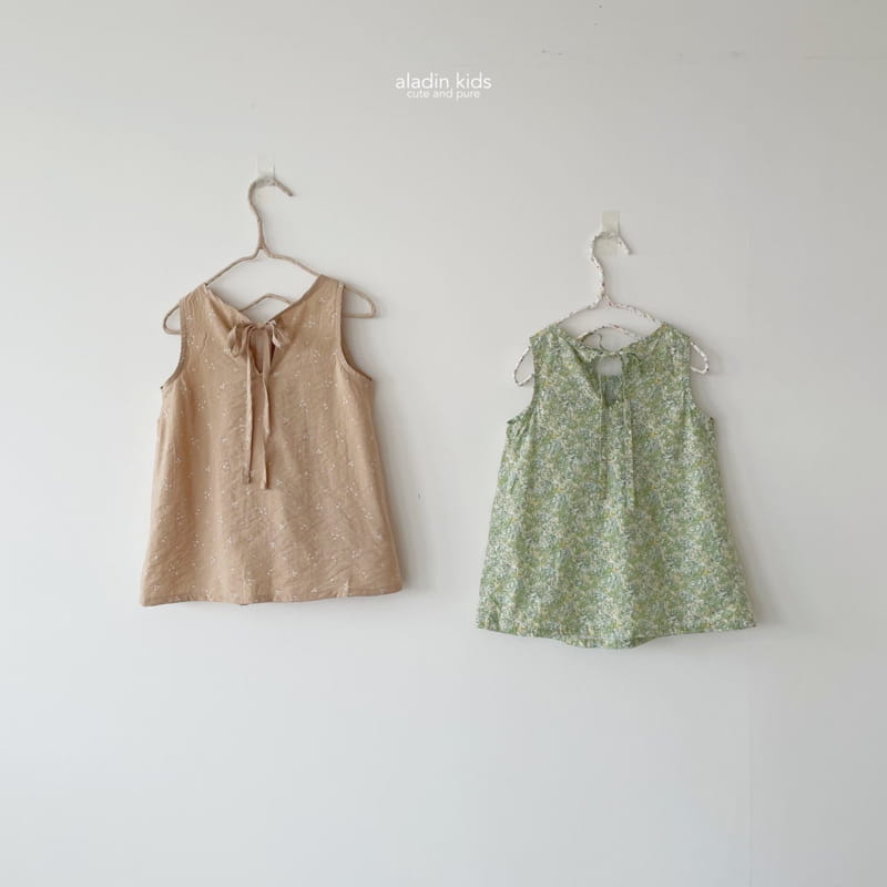 Aladin - Korean Children Fashion - #designkidswear - Solsol Sleeveless One-piece - 9