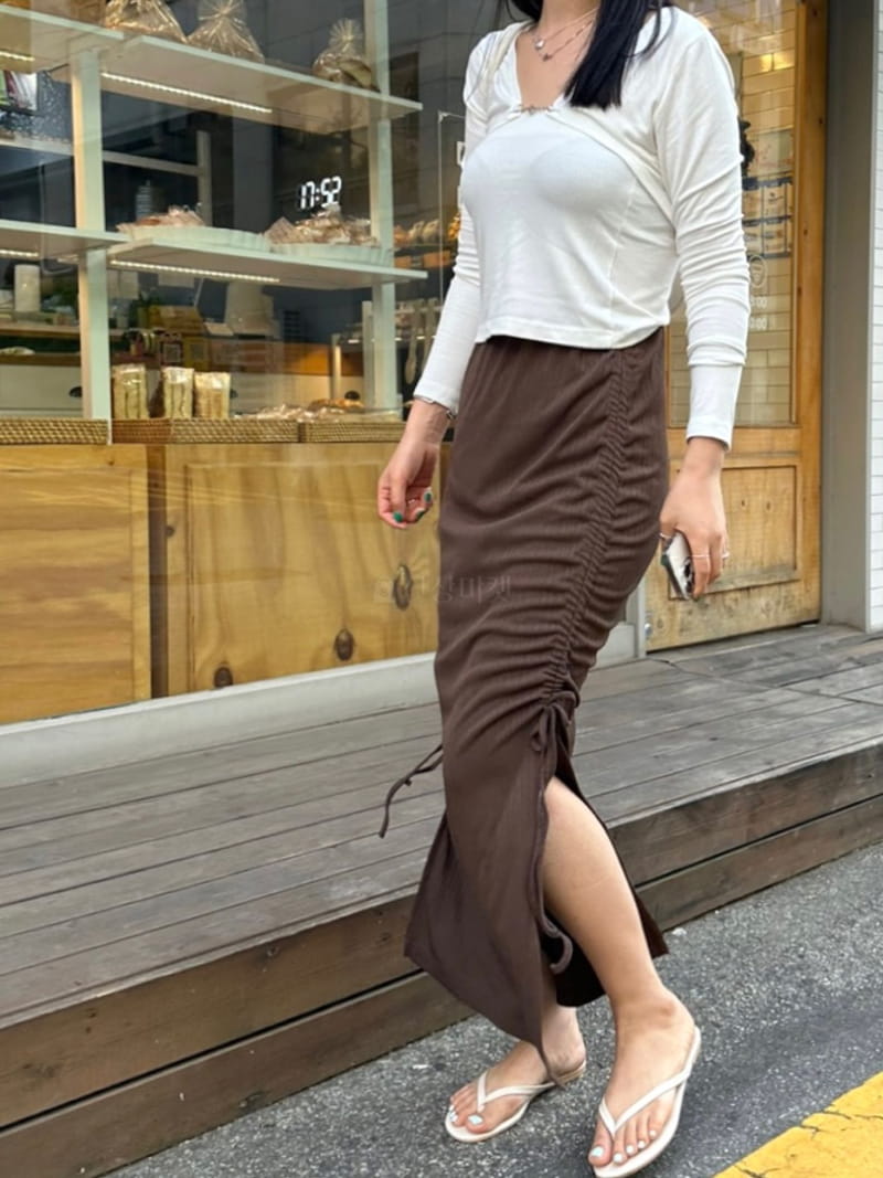 Amon - Korean Women Fashion - #momslook - Sring Skirt - 2