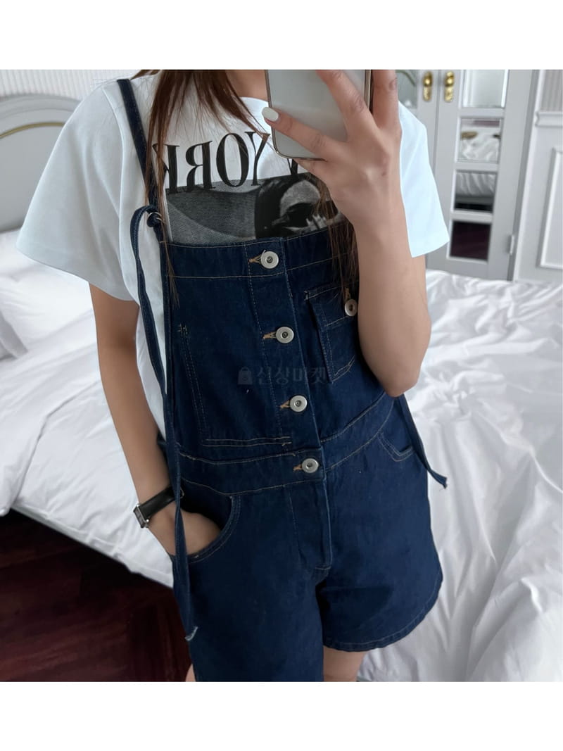 An Ove - Korean Women Fashion - #thelittlethings - Half Jumpsuit - 5