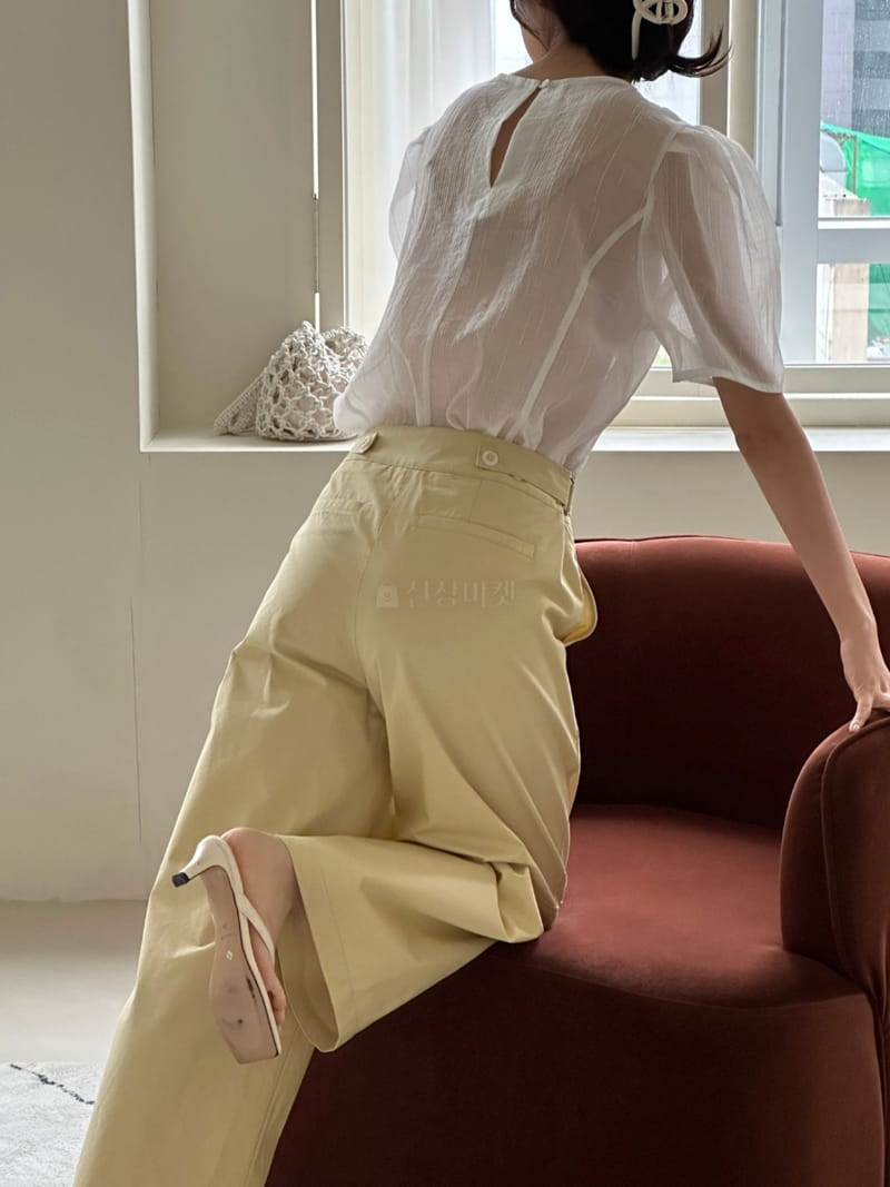 Anne Margaret - Korean Women Fashion - #momslook - Pleats Blouse - 6