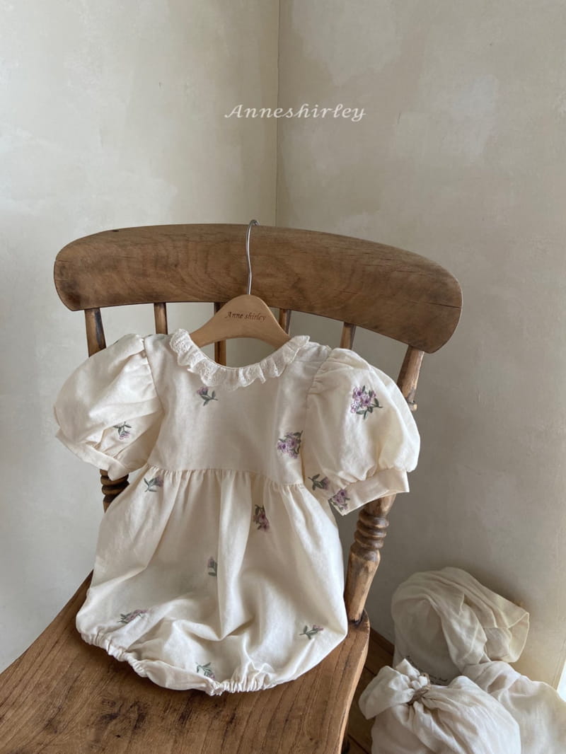 Anne Shirley - Korean Baby Fashion - #babyclothing - Romantic Embrodiery Bodysuit - 7