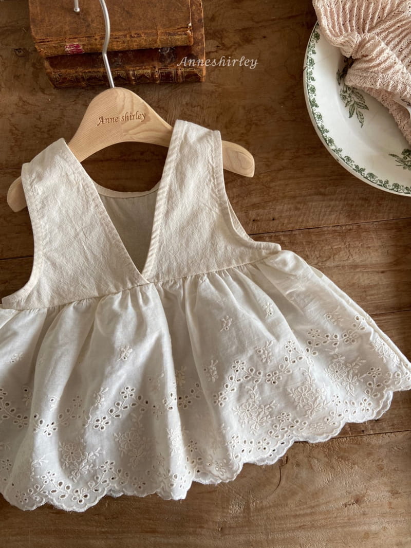 Anne Shirley - Korean Baby Fashion - #babyclothing - Lace V Blouse - 3