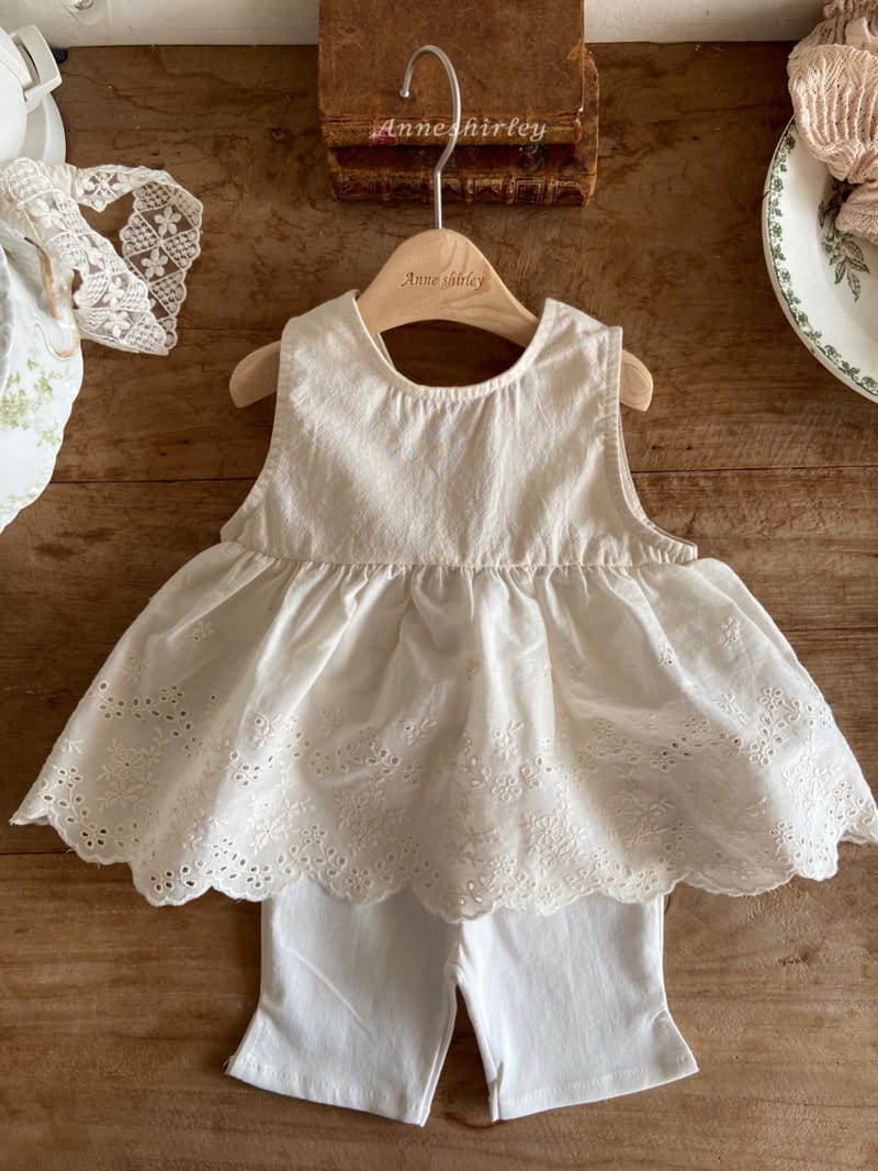 Anne Shirley - Korean Baby Fashion - #babyclothing - Lace V Blouse - 4