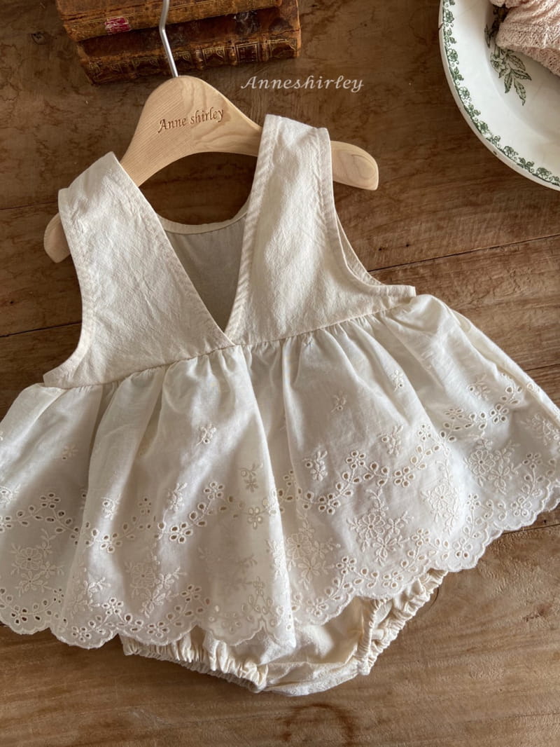 Anne Shirley - Korean Baby Fashion - #babyoutfit - Lace V Blouse - 10