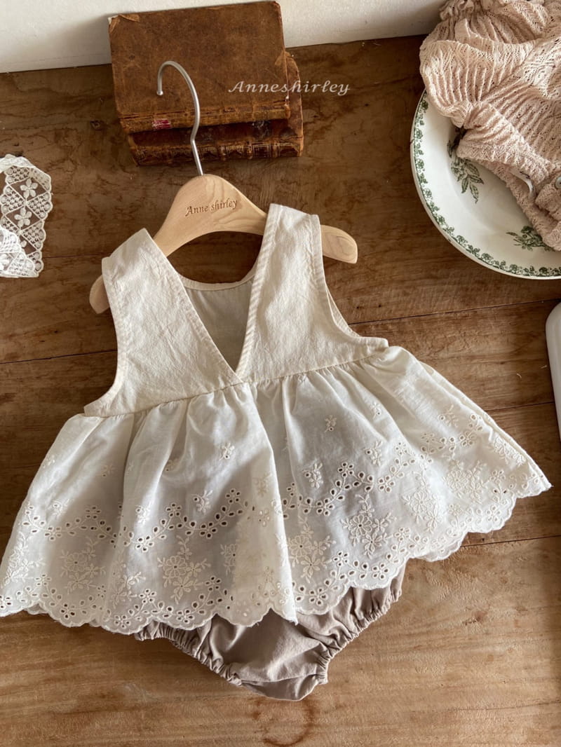 Anne Shirley - Korean Baby Fashion - #babyoutfit - Lace V Blouse - 11