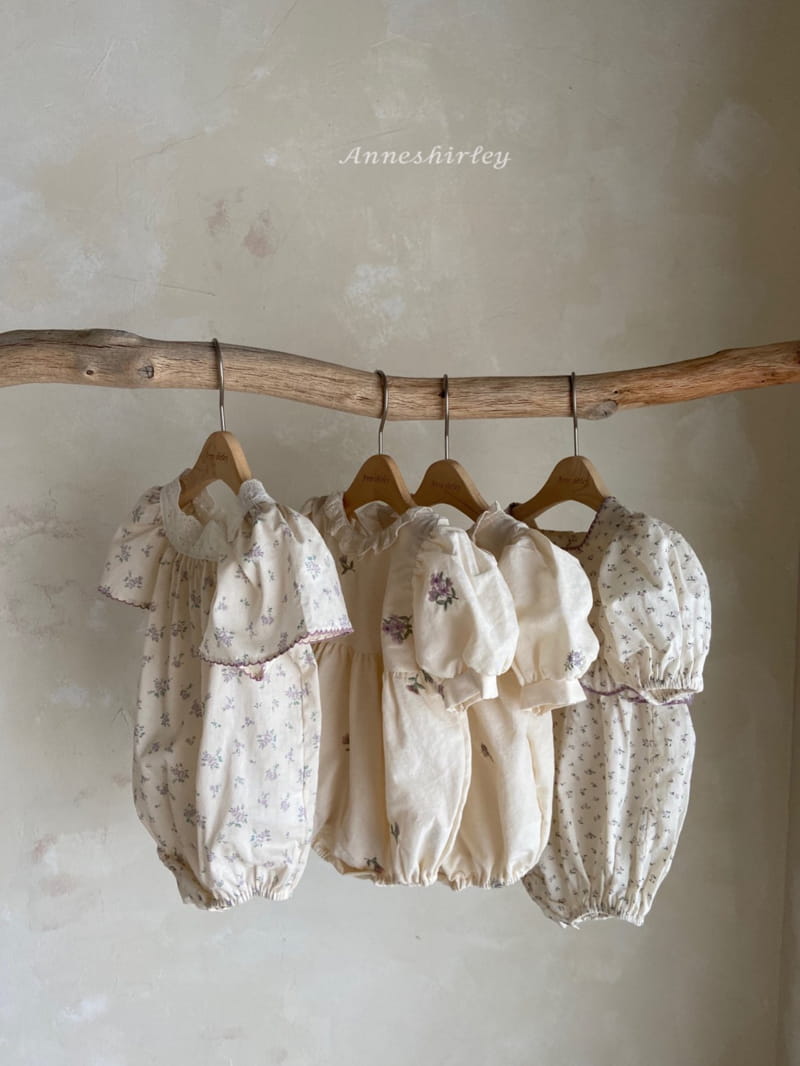 Anne Shirley - Korean Baby Fashion - #babywear - Romantic Embrodiery Bodysuit