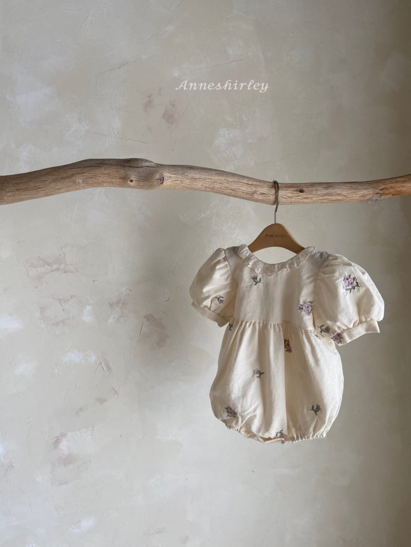 Anne Shirley - Korean Baby Fashion - #onlinebabyshop - Romantic Embrodiery Bodysuit - 4