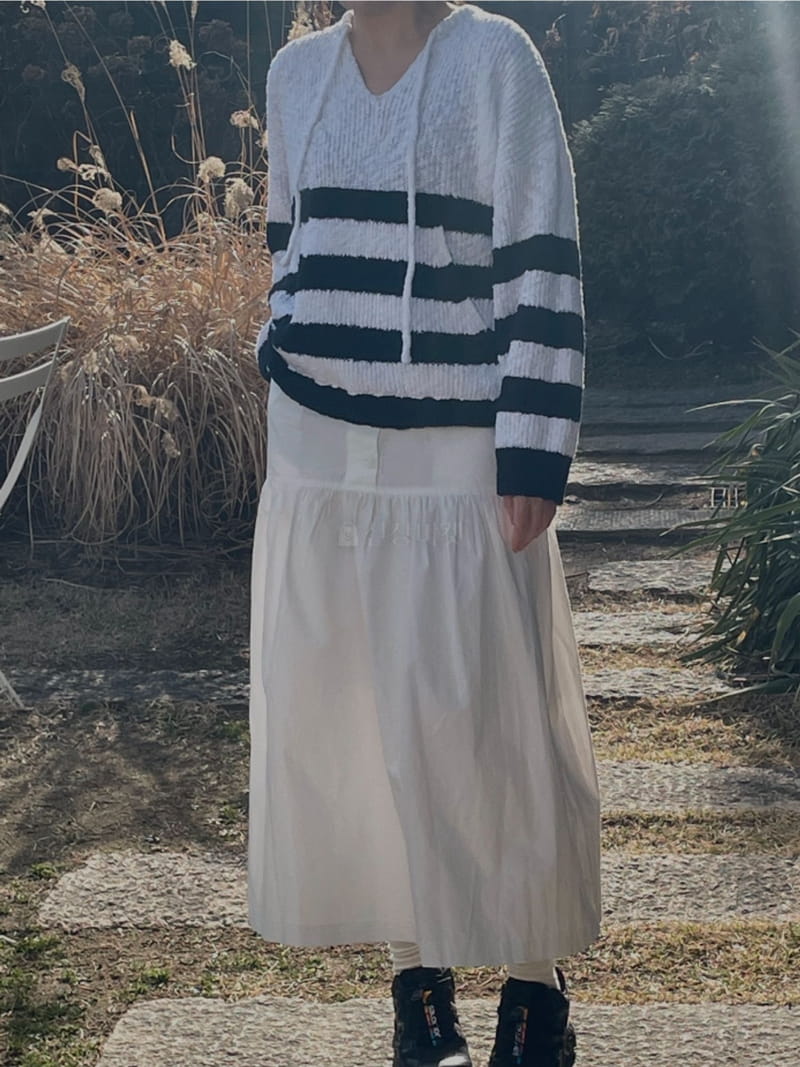 Another Muse - Korean Women Fashion - #shopsmall - xButton Shirring Skirt