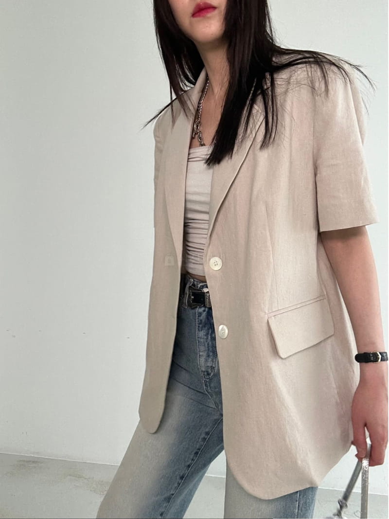 Archive - Korean Women Fashion - #momslook - Short Over Jacket - 4