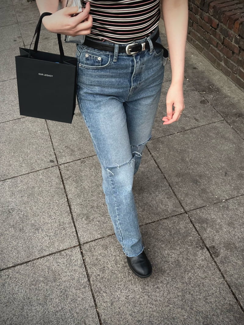 Archive - Korean Women Fashion - #momslook - Deggi Straight Jeans - 2