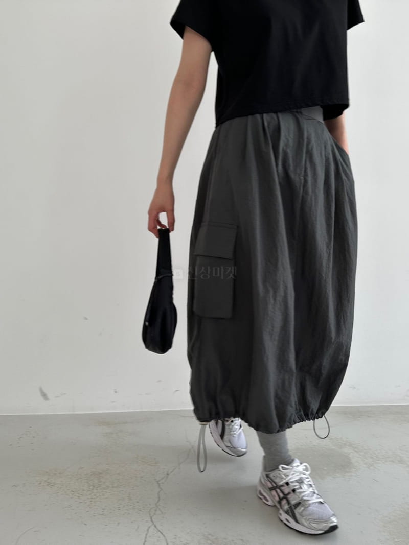 Archive - Korean Women Fashion - #restrostyle - Cargo Nylon Skirt