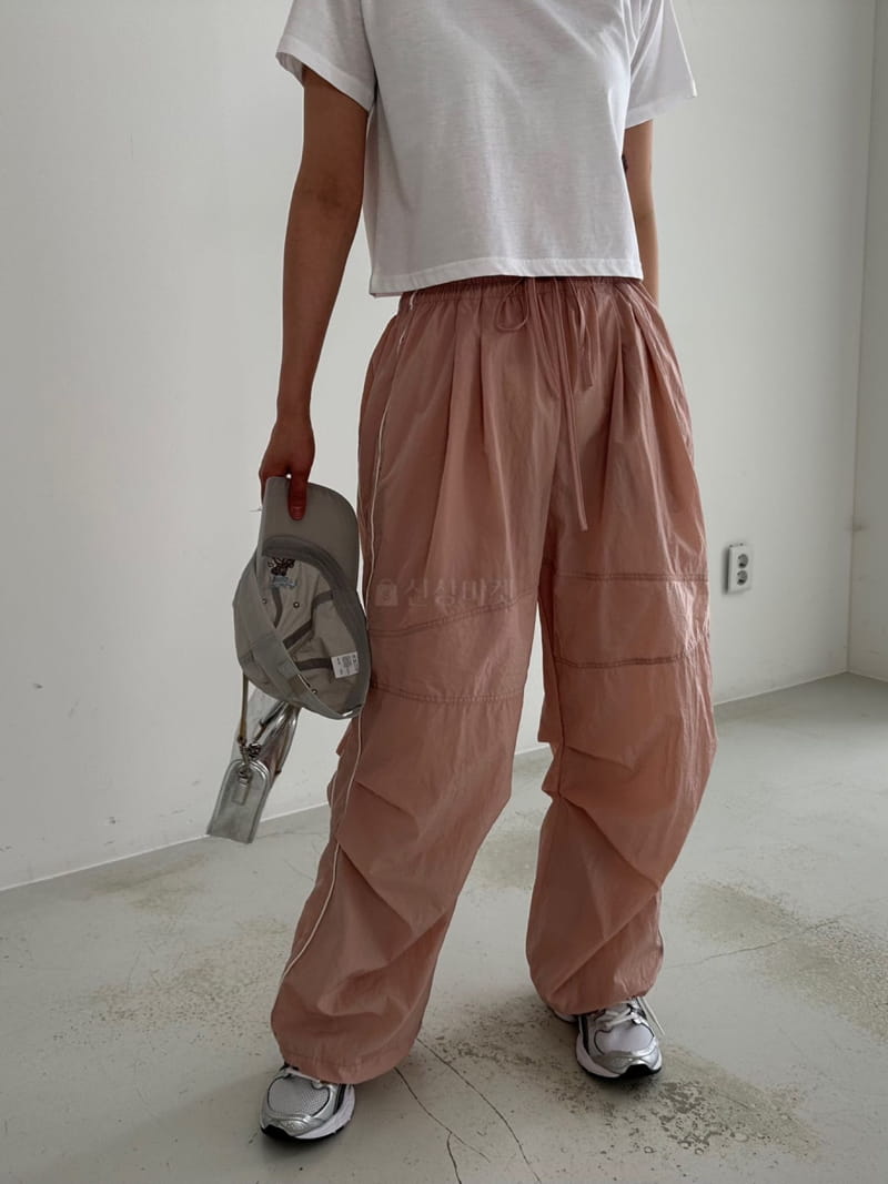 Archive - Korean Women Fashion - #womensfashion - Piping Nylon Pants - 6