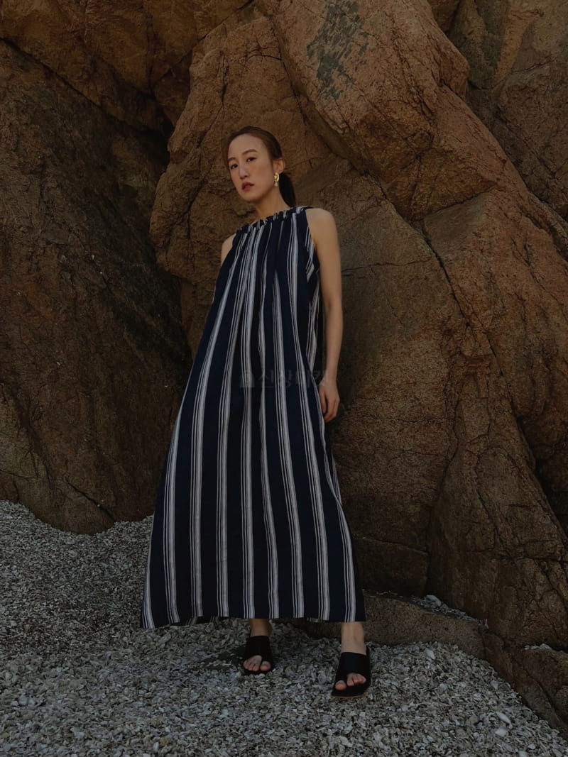Baie Oud - Korean Women Fashion - #womensfashion - Stripes One-piece - 8