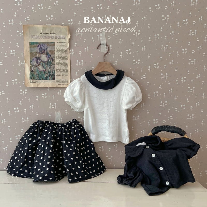 Banana J - Korean Children Fashion - #kidzfashiontrend - Bunny Collar Tee - 2