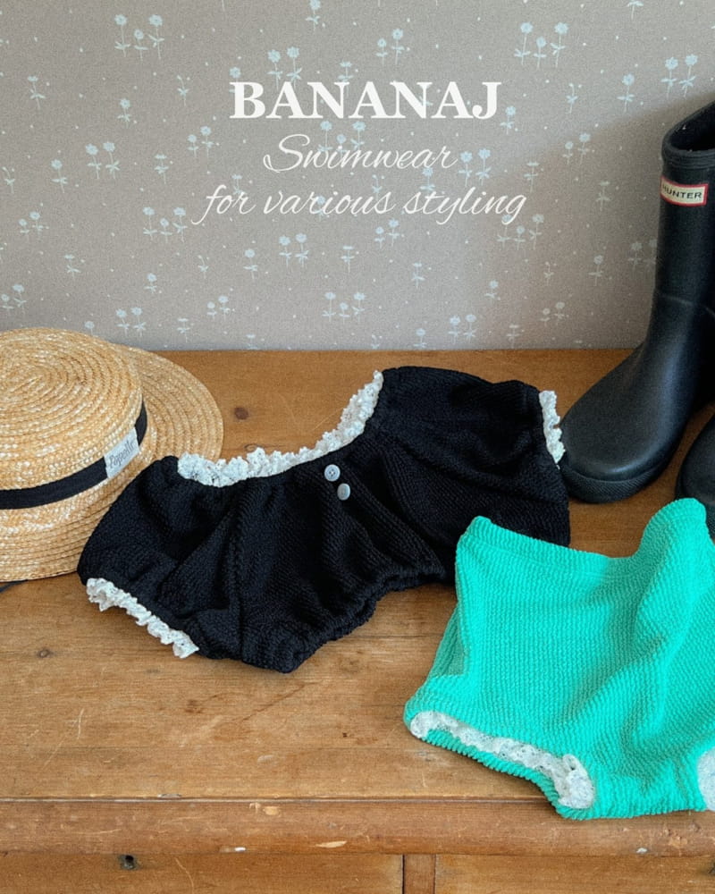Banana J - Korean Children Fashion - #toddlerclothing - Garden Swim Pants - 5