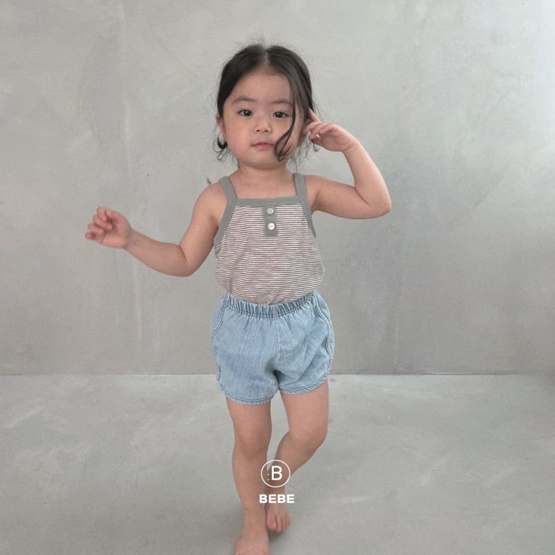 Bella Bambina - Korean Baby Fashion - #babyboutiqueclothing - Bebe Button Sleeveless - 7