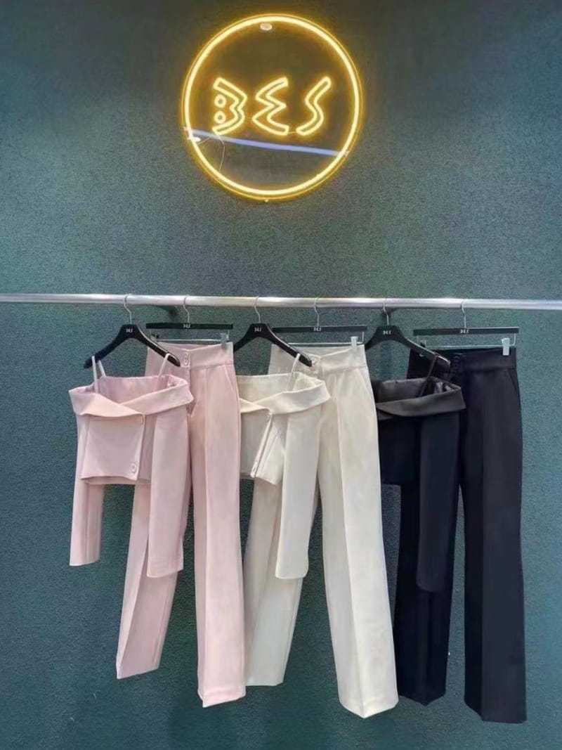 Bes - Korean Women Fashion - #momslook - Open Pants - 8