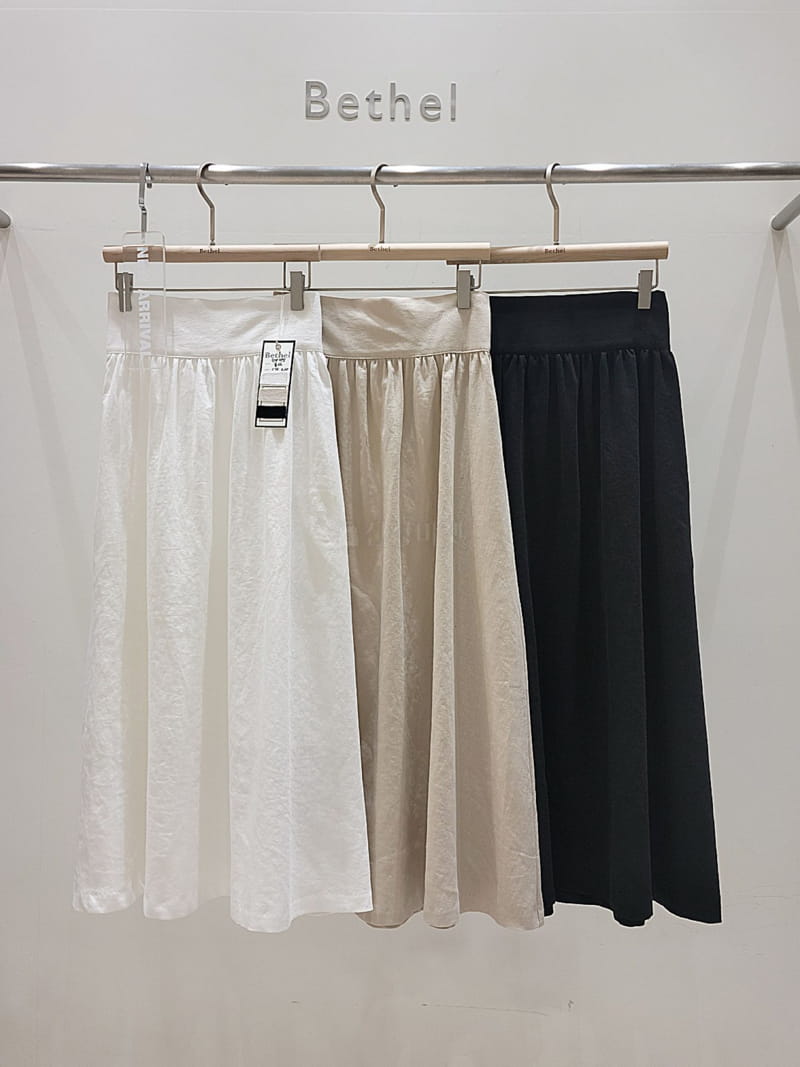 Bethel - Korean Women Fashion - #momslook - Linen Long Skirt Set - 2