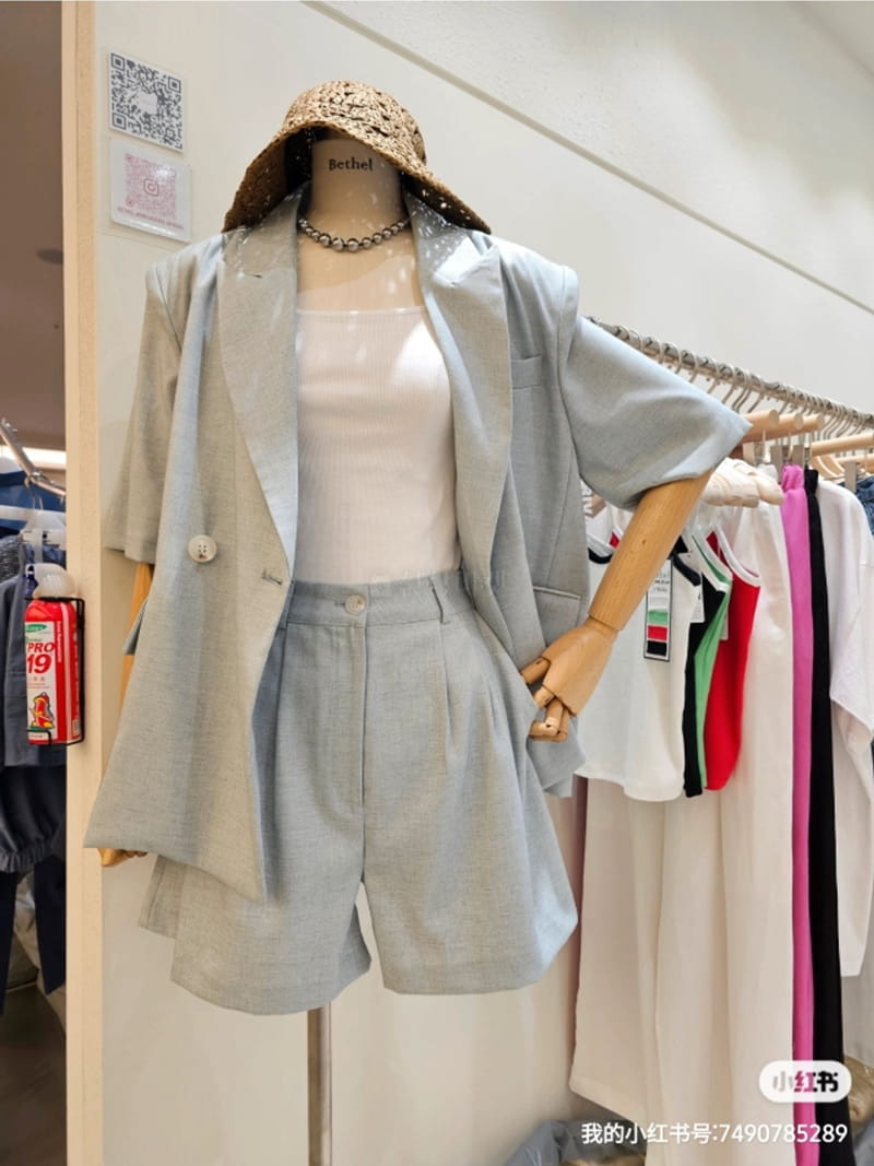 Bethel - Korean Women Fashion - #momslook - Lony Linen Set