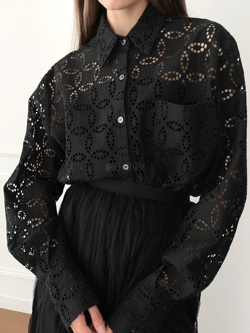 Black Fuchsia - Korean Women Fashion - #pursuepretty - My The Punching Shirt
