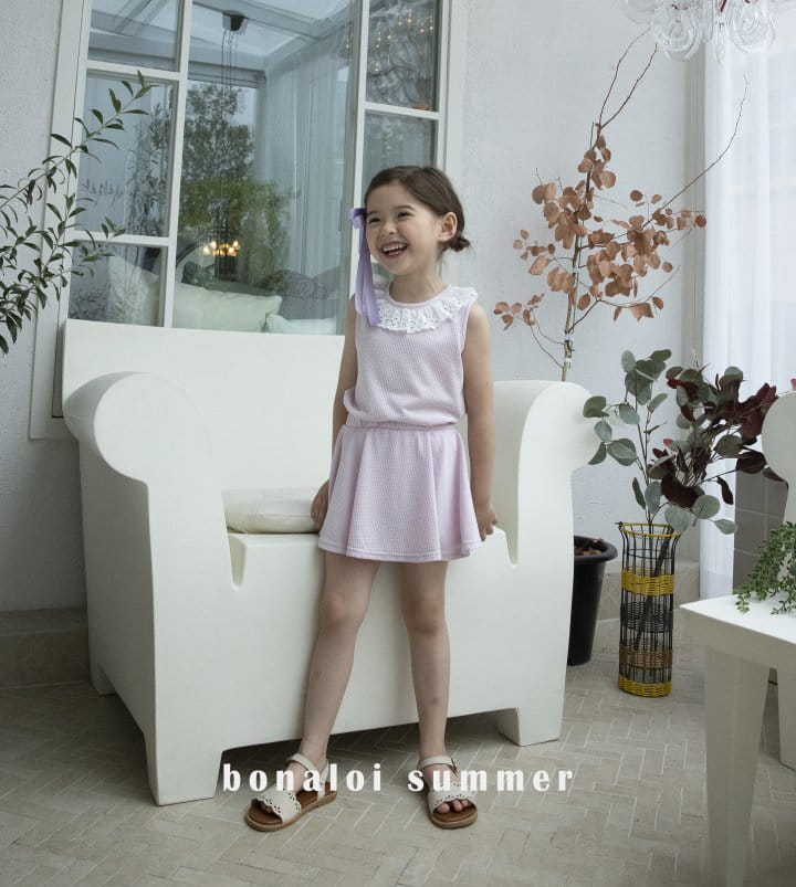 Bonaloi - Korean Children Fashion - #fashionkids - Memory Top Bottom Set - 8