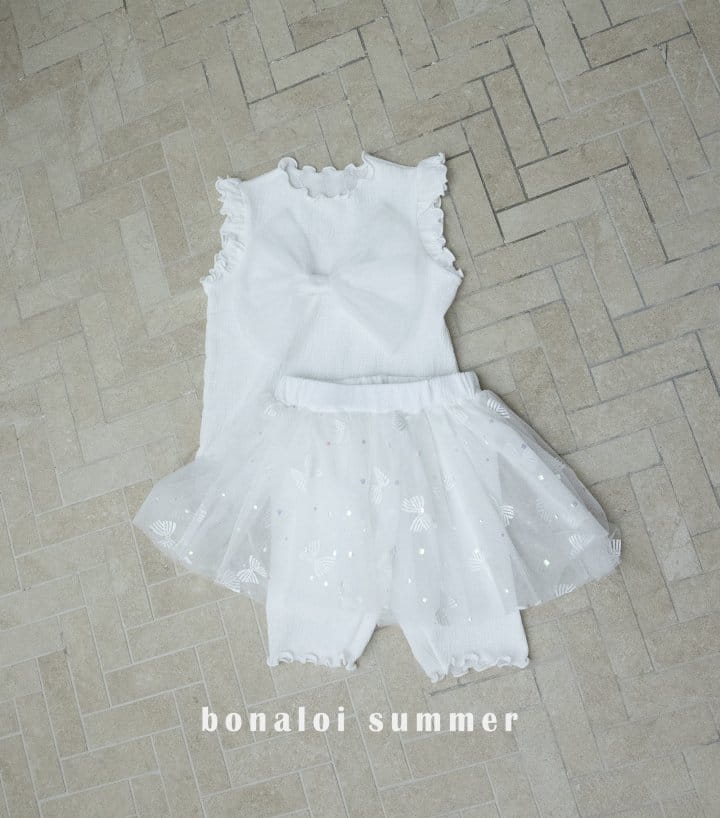 Bonaloi - Korean Children Fashion - #fashionkids - Butterfly Skirt Leggings