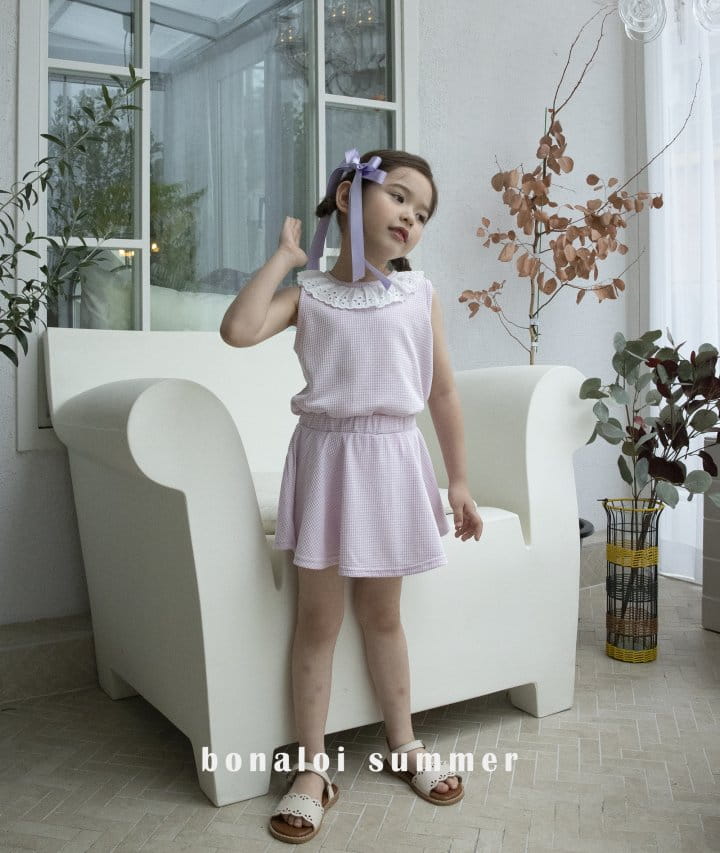 Bonaloi - Korean Children Fashion - #kidsshorts - Memory Top Bottom Set - 9