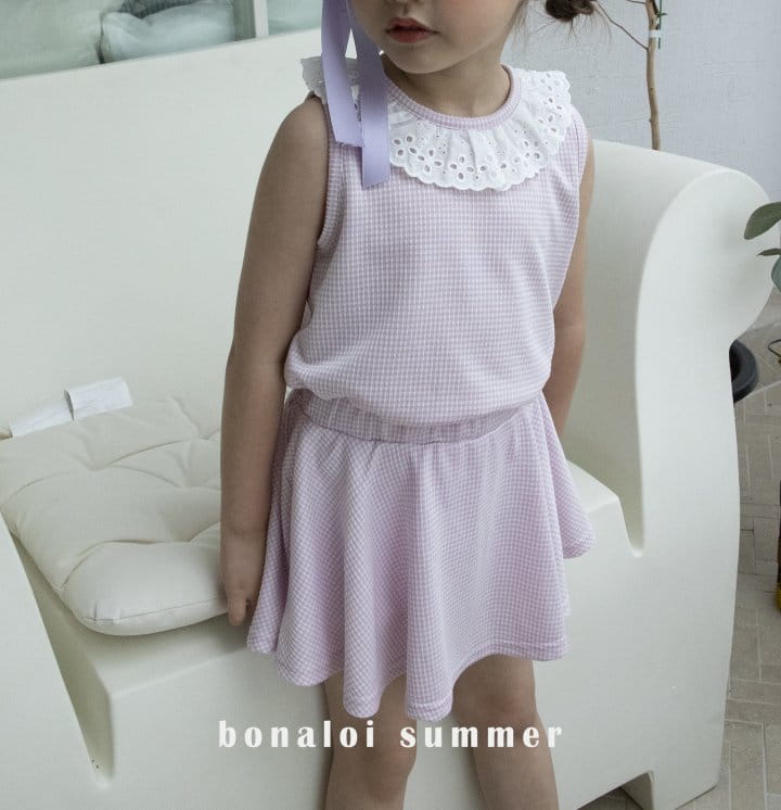 Bonaloi - Korean Children Fashion - #kidsstore - Memory Top Bottom Set - 10