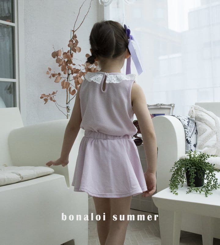 Bonaloi - Korean Children Fashion - #kidzfashiontrend - Memory Top Bottom Set - 11