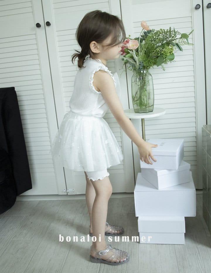 Bonaloi - Korean Children Fashion - #minifashionista - Butterfly Skirt Leggings - 8