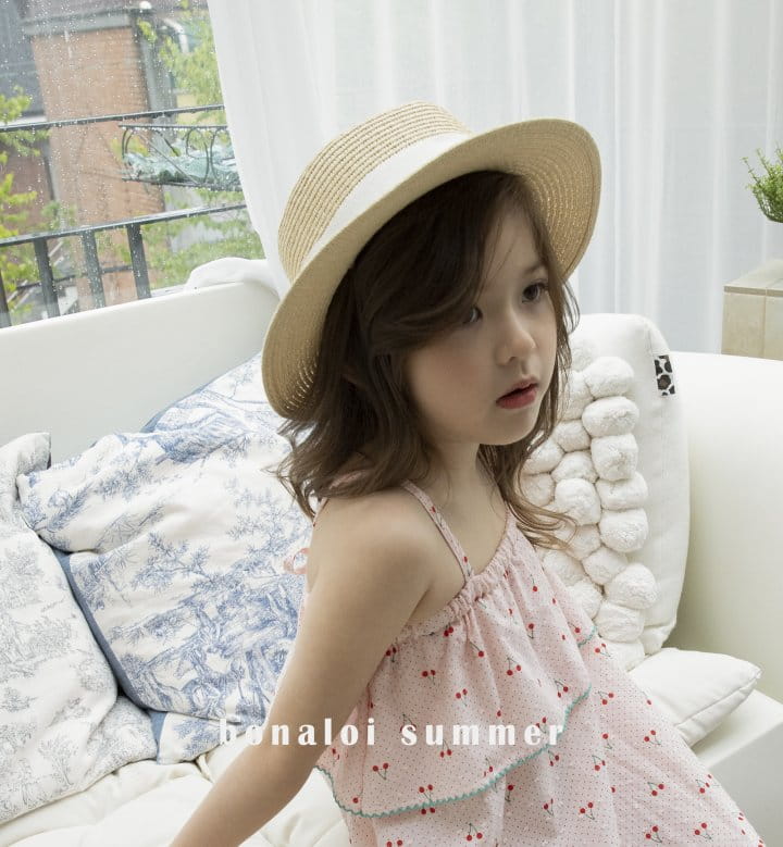 Bonaloi - Korean Children Fashion - #prettylittlegirls - Silver Straw Hat - 3