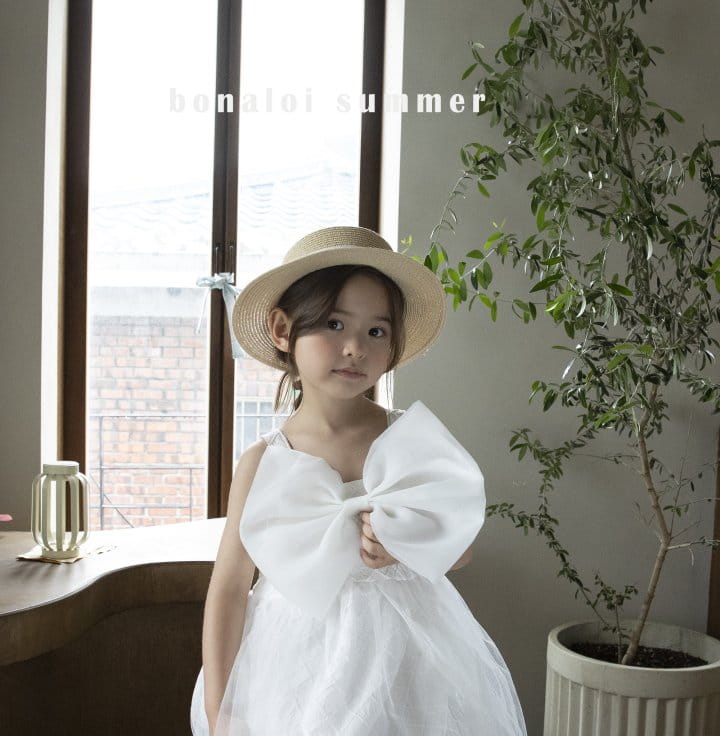 Bonaloi - Korean Children Fashion - #toddlerclothing - Silver Straw Hat - 5