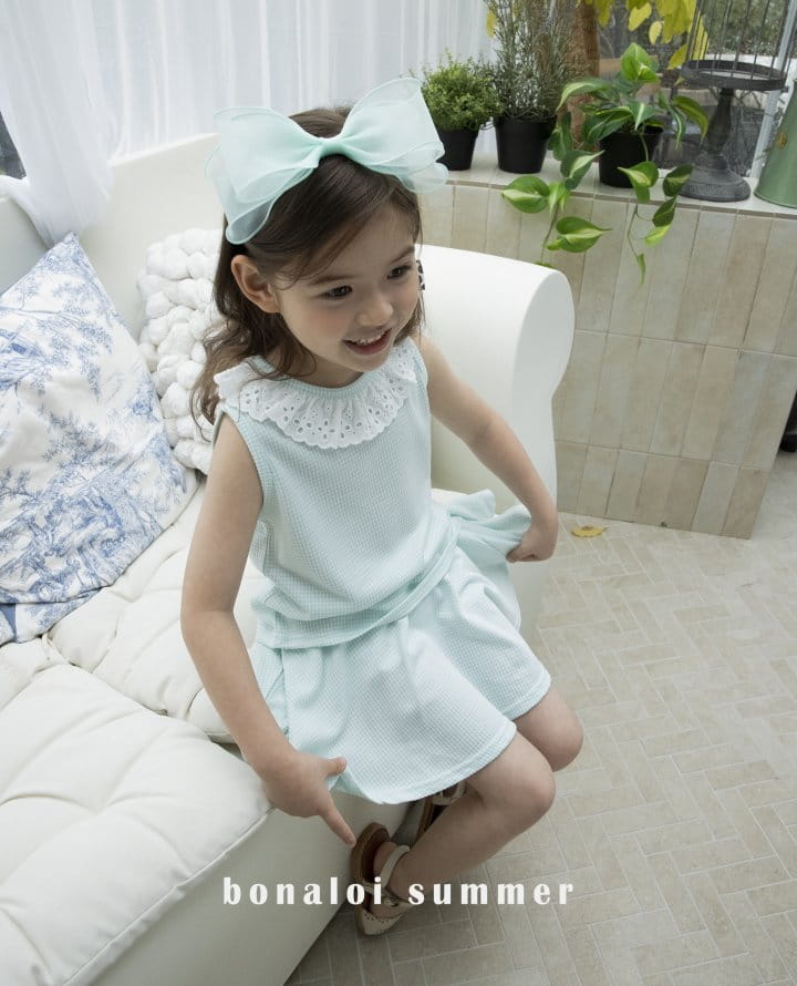 Bonaloi - Korean Children Fashion - #toddlerclothing - Memory Top Bottom Set - 2