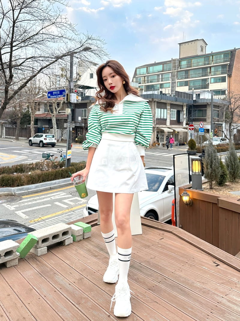 Bwithu - Korean Women Fashion - #momslook - Volume Skirt - 3
