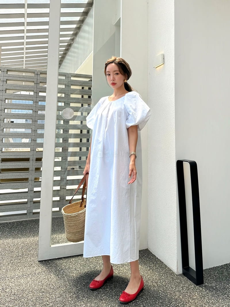 Bwithu - Korean Women Fashion - #restrostyle - Robbon One-piece - 3